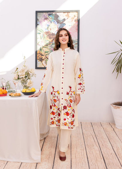 Lawn 2PC Embroidered Dress- 1040