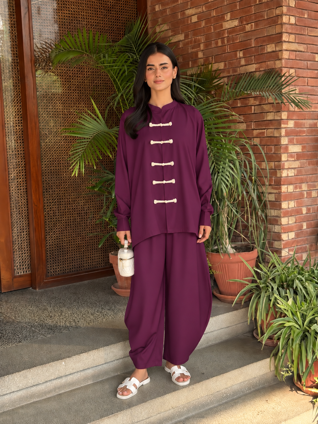 Mandarin Set - Dark Plum