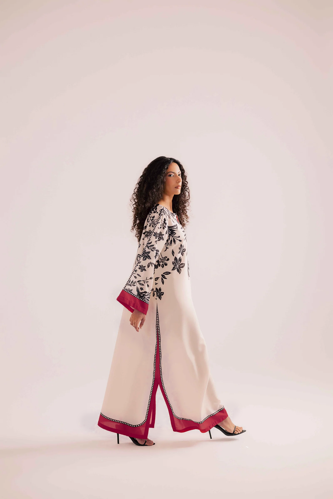 KF27 - Winter Printed Kaftaan