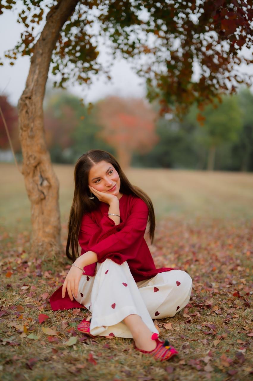 2PC Embroidered Khaddar MSK 05 – Maroon