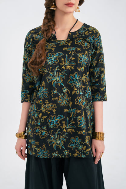 2PC Summer Embroidered Dress - 1231