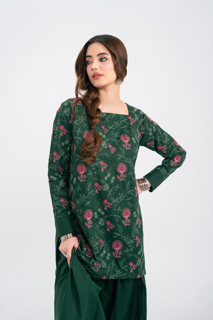 2PC Summer Embroidered Dress - 1233