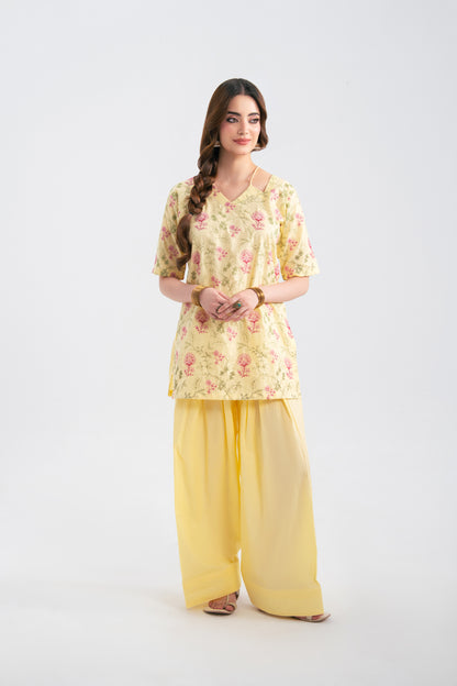 2PC Summer Embroidered Dress - 1228