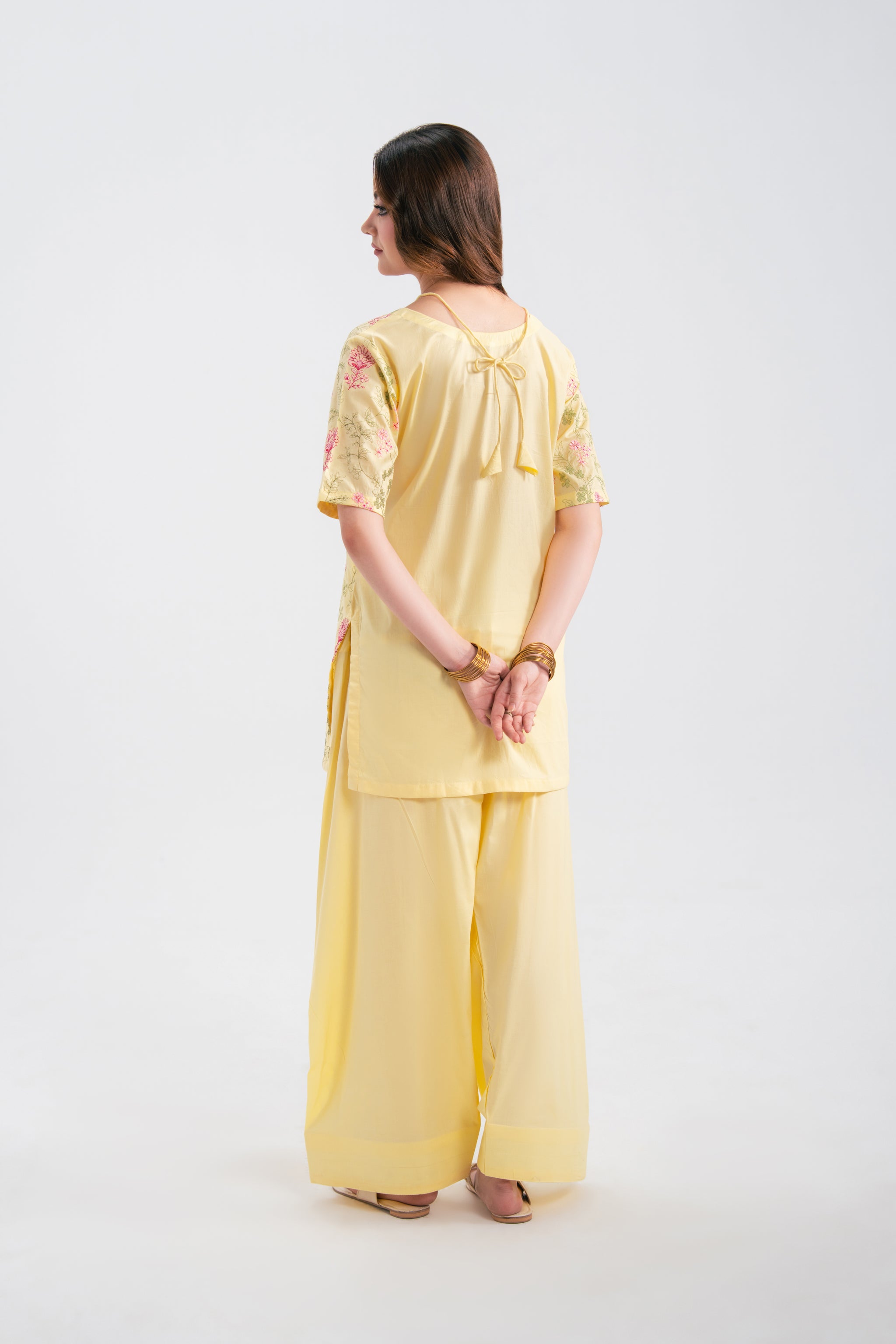 2PC Summer Embroidered Dress - 1228