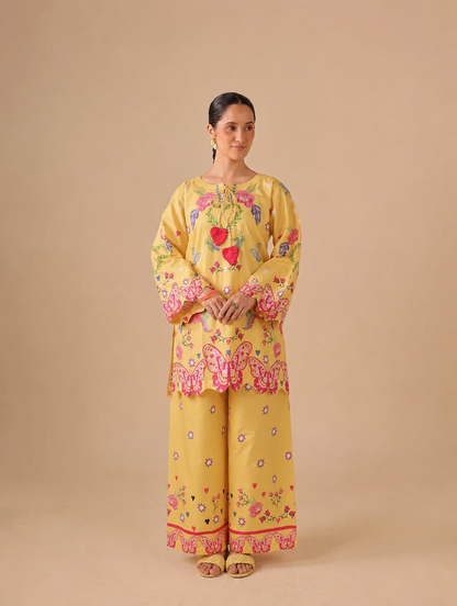 2PC Summer Lawn Dress - 44238