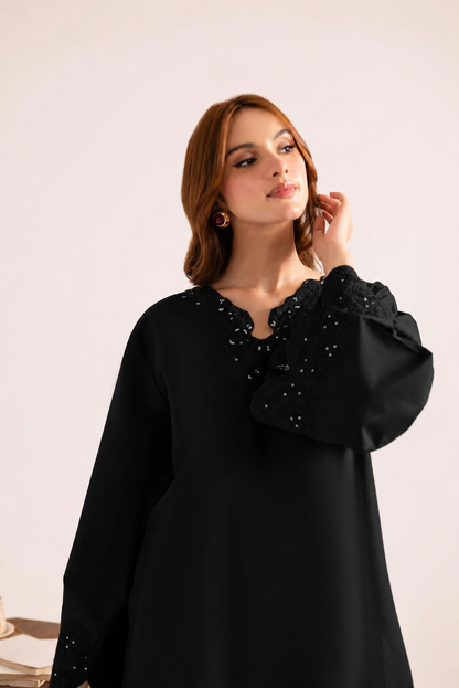 2PC Summer Embroidered Dress - 1208