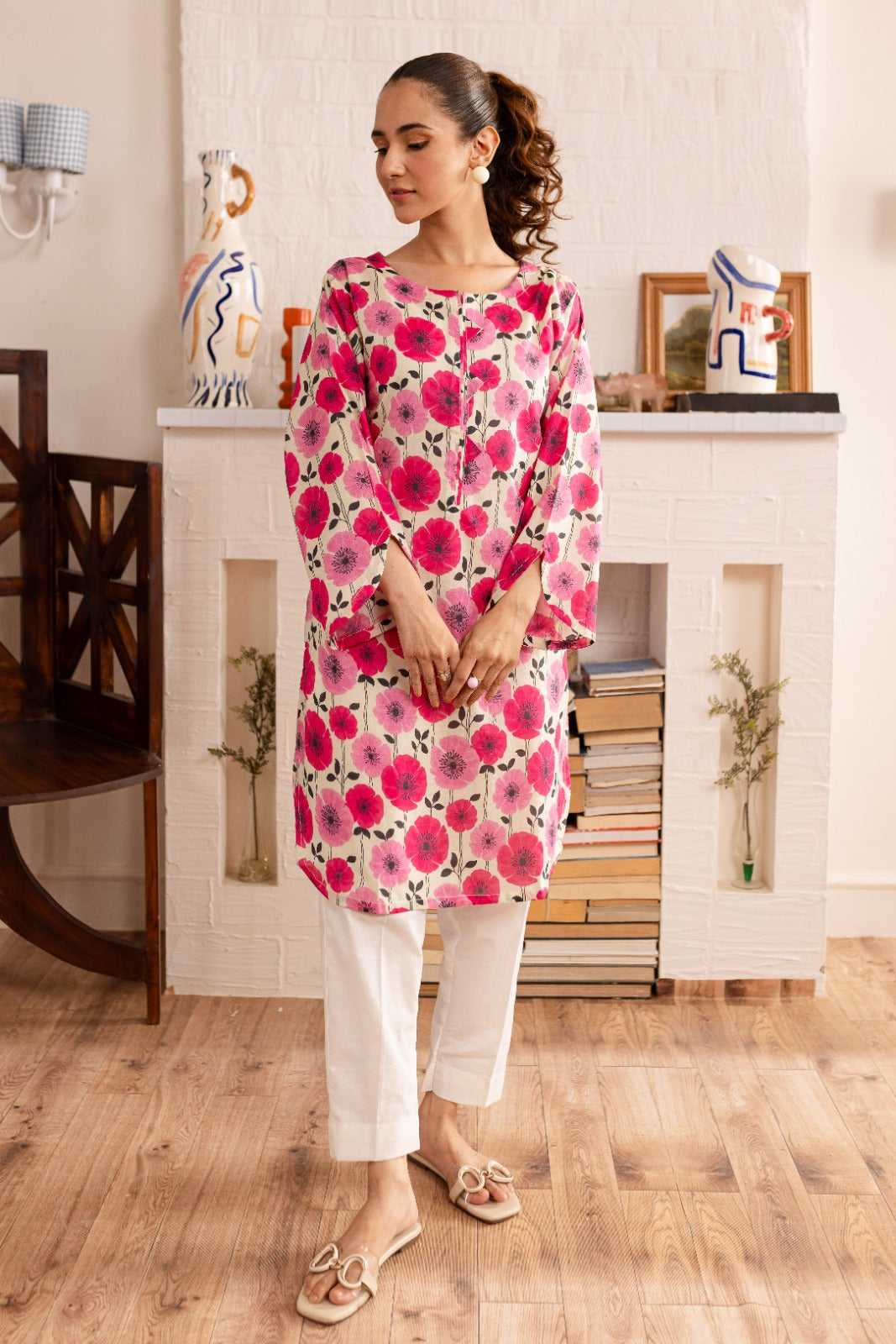 1PC Printed Kurti - PK16