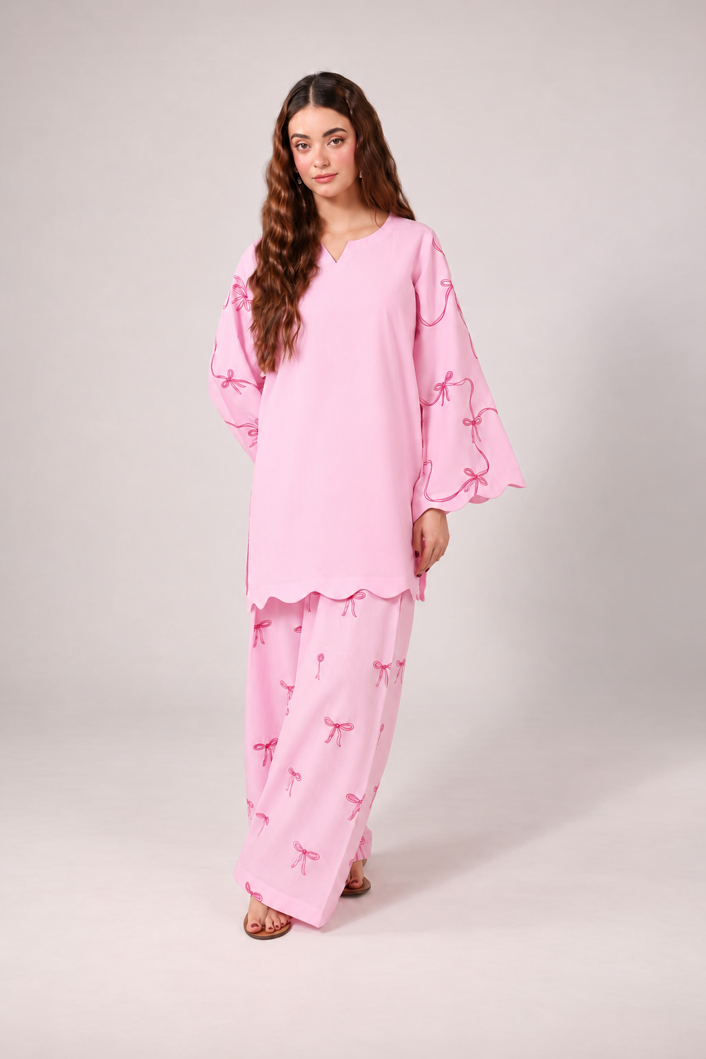 2PC Embroidered Pret - 1298