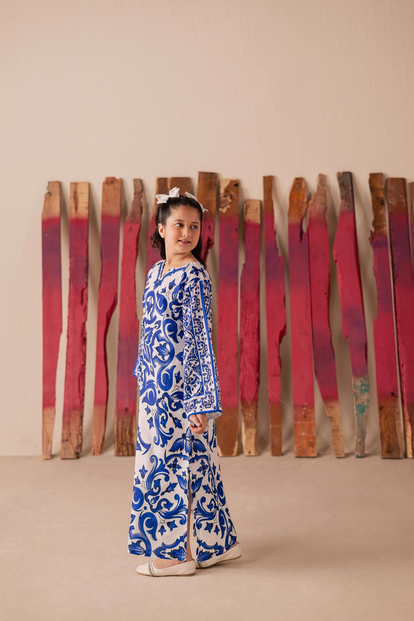 KF39-Kids Summer Kaftan