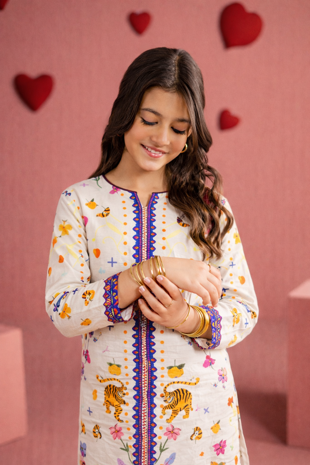 KF22-Kids Summer Kaftan