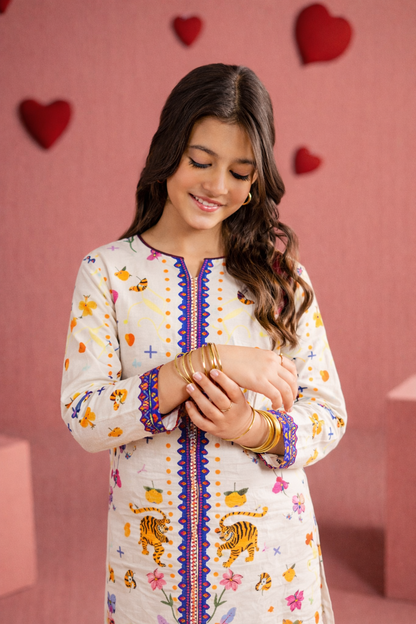 KF22-Kids Summer Kaftan
