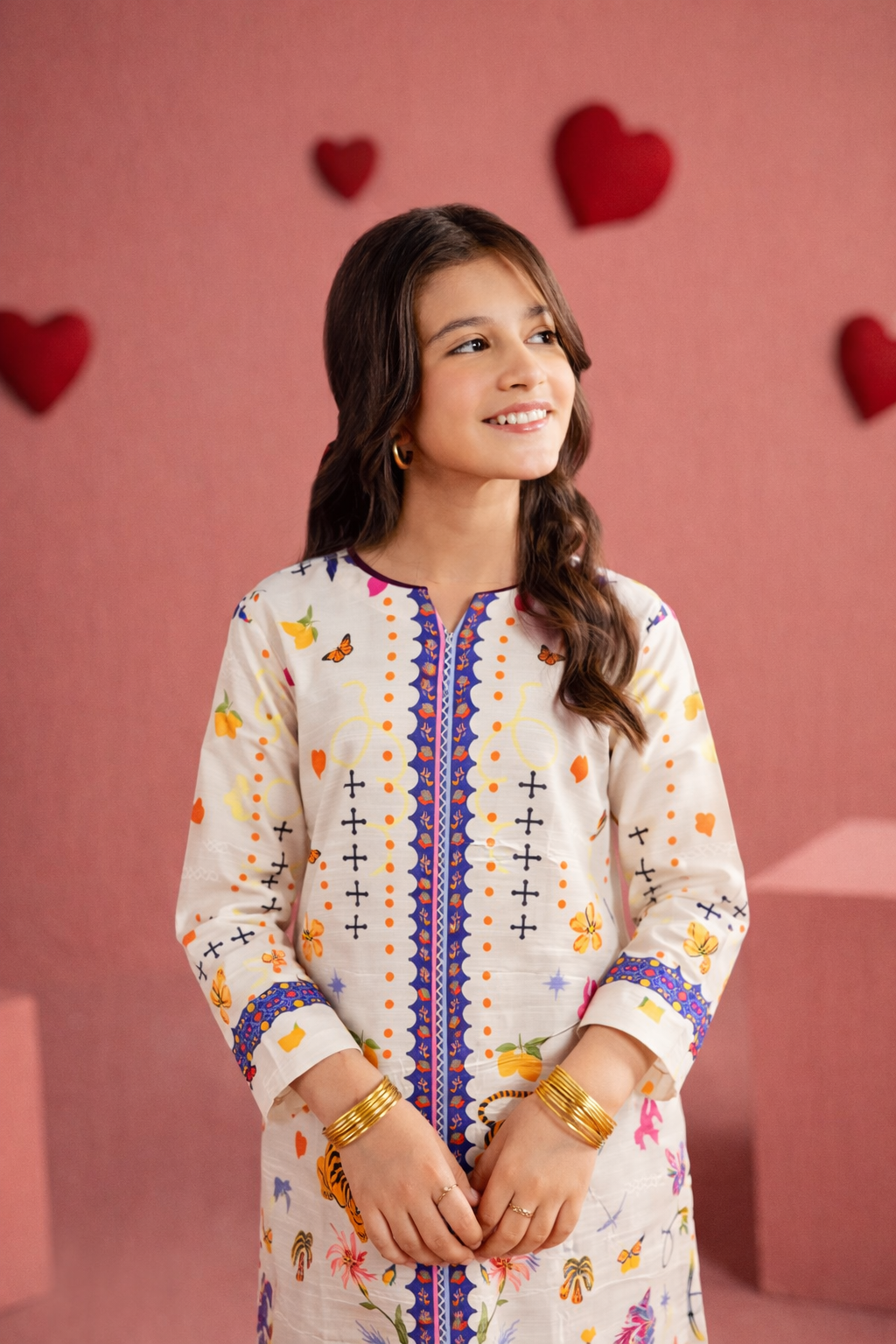 KF22-Kids Summer Kaftan