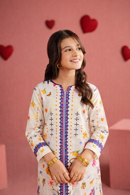 KF22-Kids Summer Kaftan