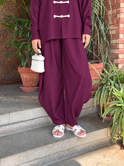 Mandarin Set - Dark Plum
