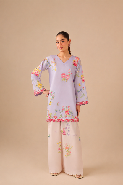 2PC Summer Lawn Dress - 44258