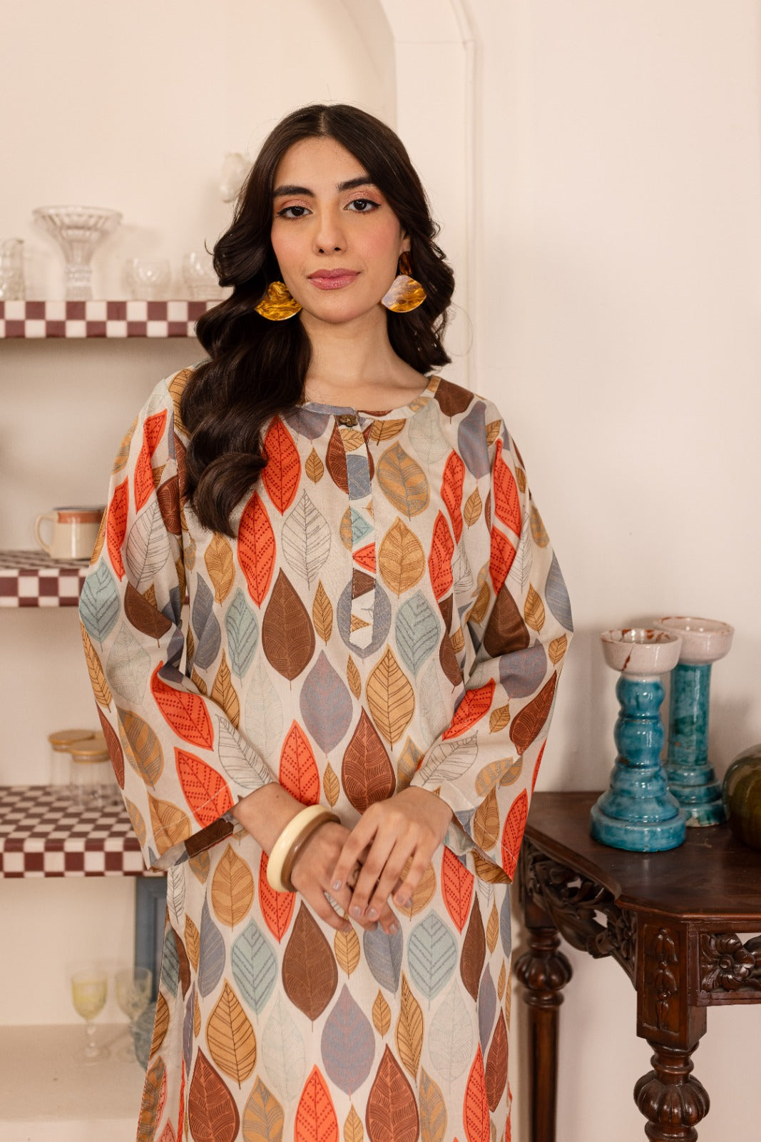 1PC Printed Kurti - PK20