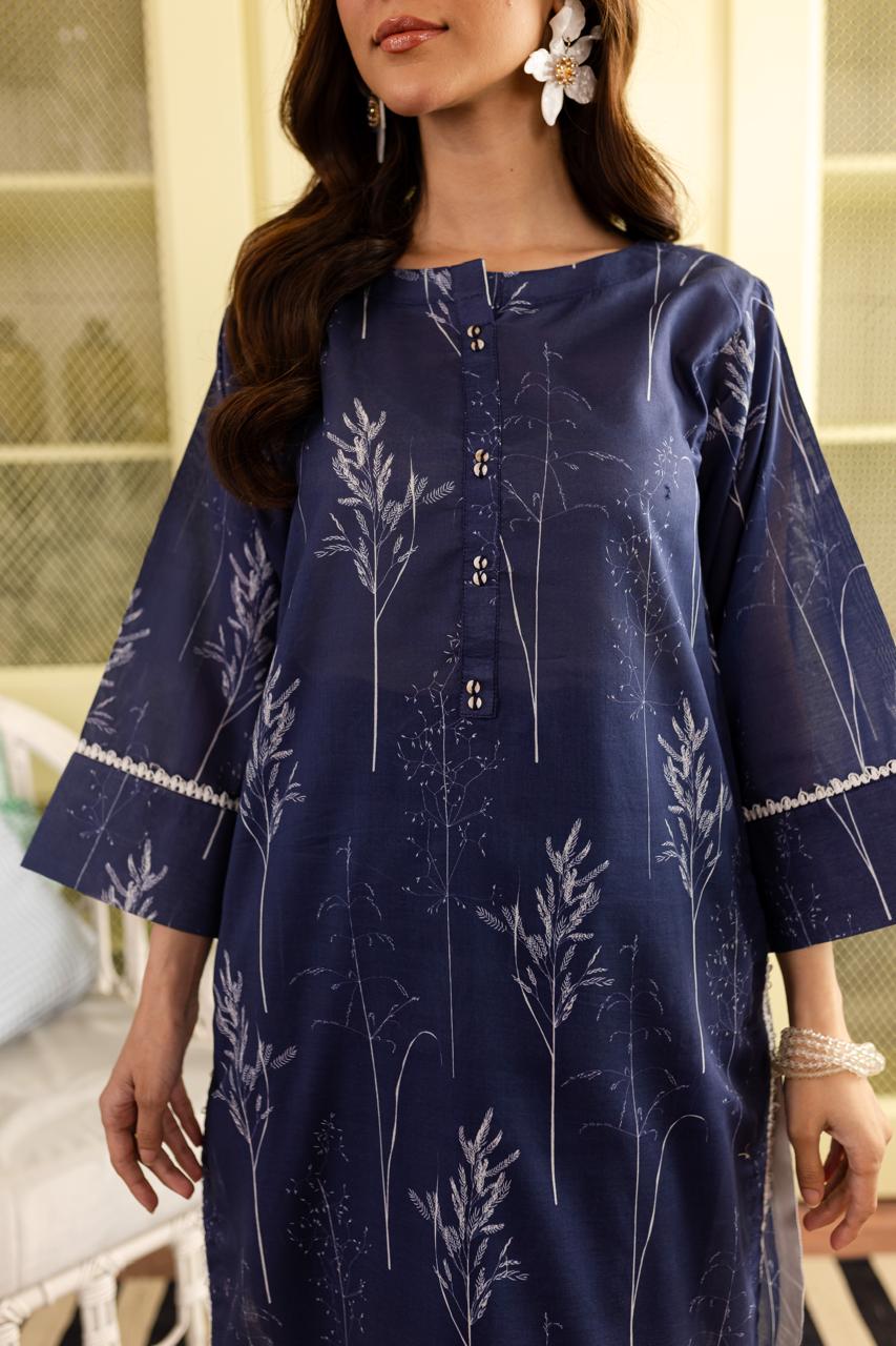 Unstitched 2PC Lawn - PRT056