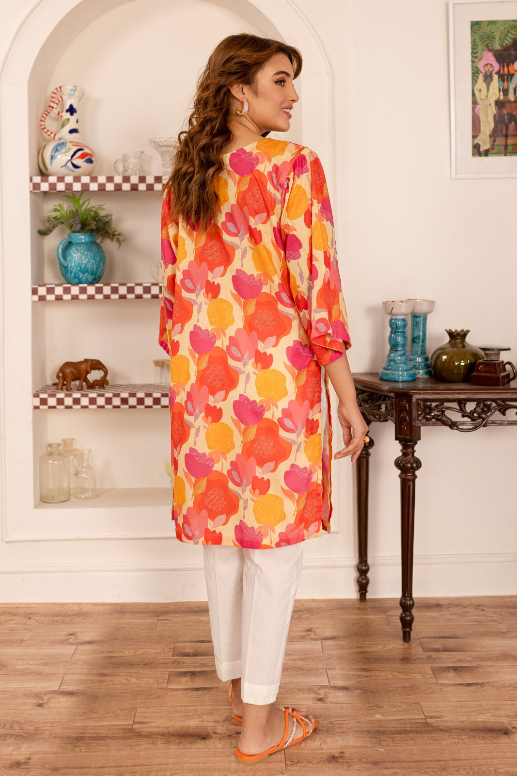 1PC Printed Kurta - PK40