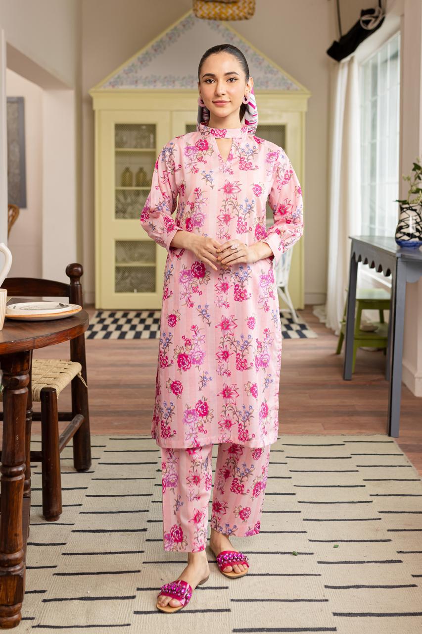 Unstitched 2PC Lawn - PRT040