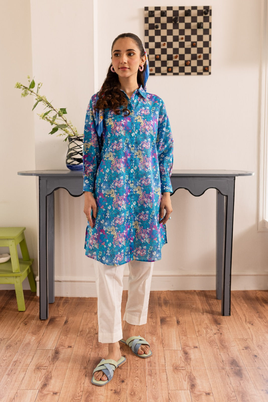 1PC Printed Kurta - PK47