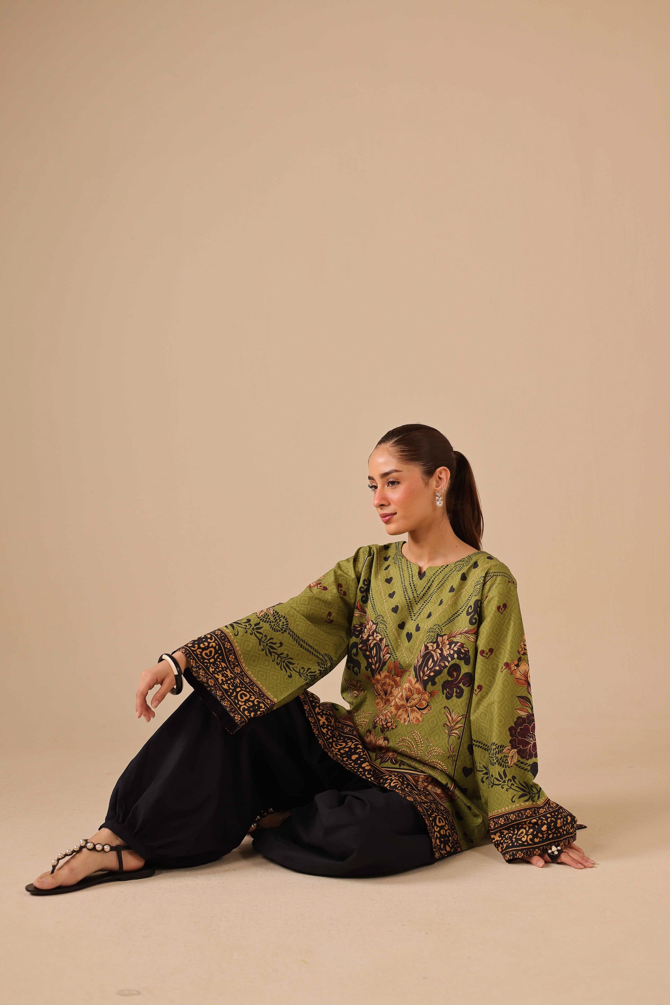1PC Printed Lawn Kurta - PRT L43300