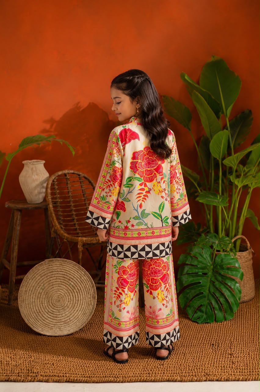 Kids 2PC Summer Dress-FS73