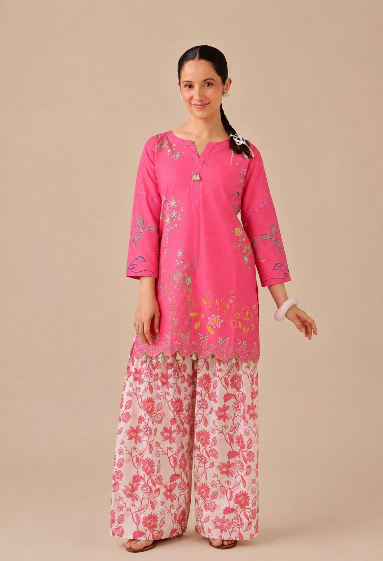 2PC Summer Lawn Dress - 44249