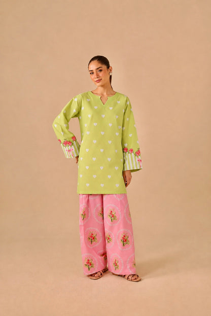 2PC Summer Lawn Dress - 44279
