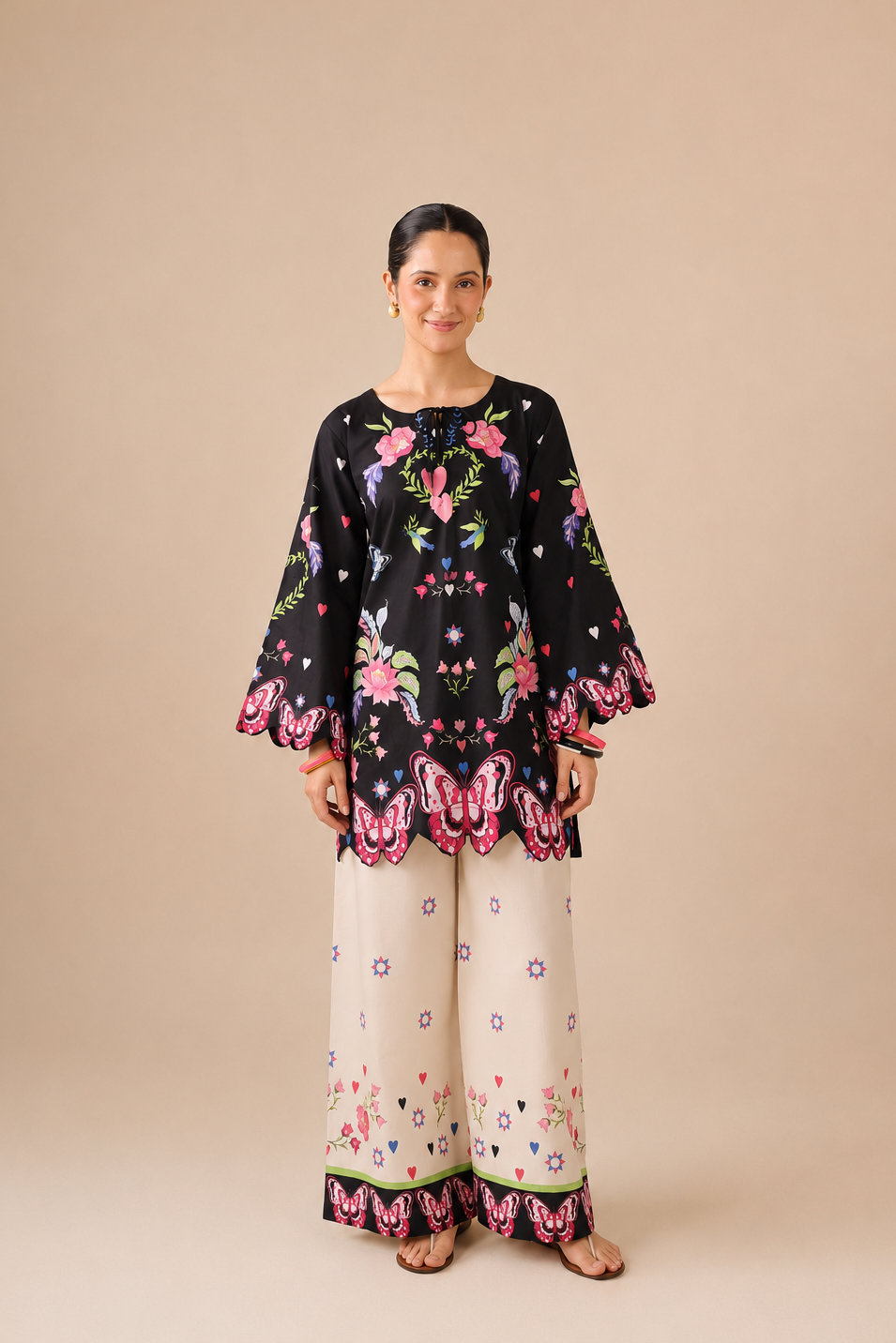2PC Summer Lawn Dress - 44241