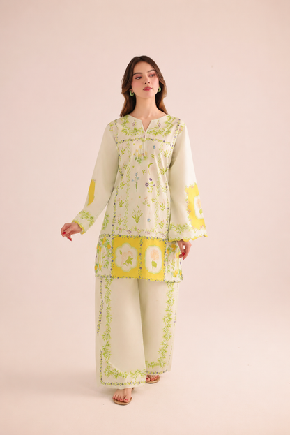 2PC Summer Lawn Dress- PRT L42968