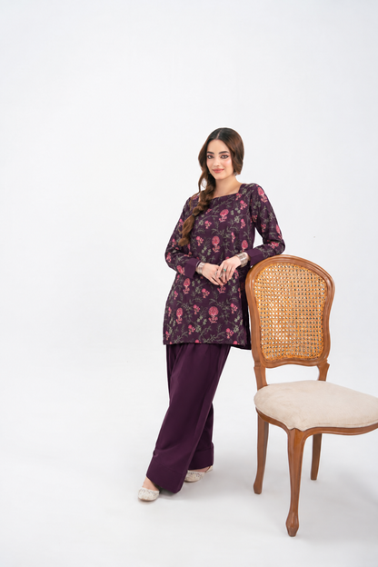 2PC Summer Embroidered Dress - 1235