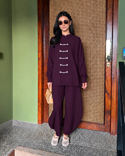 Mandarin Set - Dark Plum
