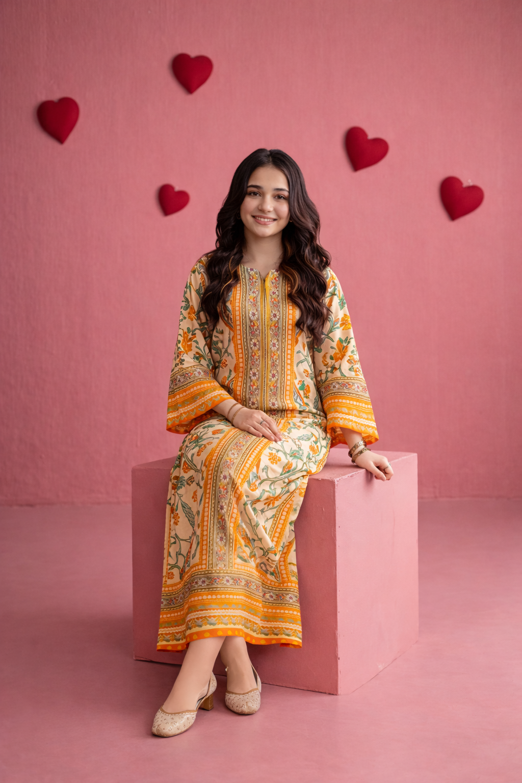 KF09-Kids Summer Kaftan