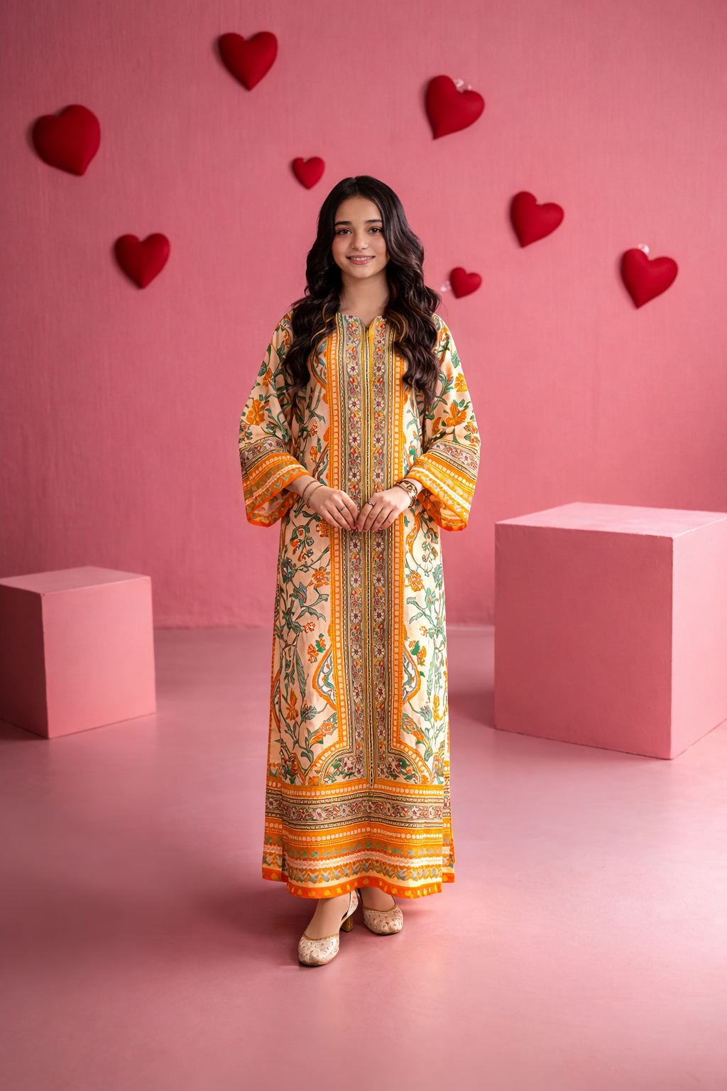 KF09-Kids Summer Kaftan