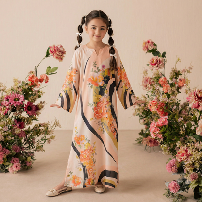 KF07-Kids Summer Kaftan