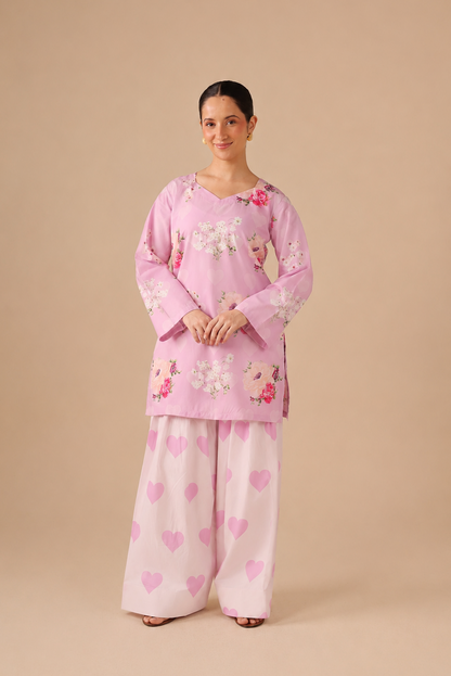 2PC Summer Lawn Dress - 44286