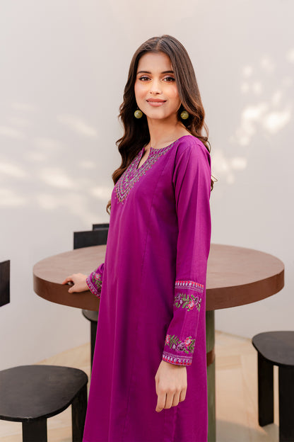 Lawn Embroidered 2PC Dress - PG07