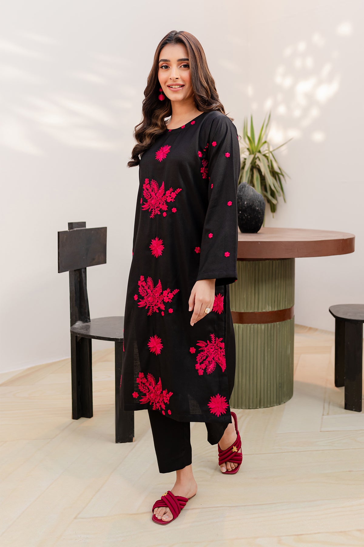 Embroidered 2PC Dress - BP08