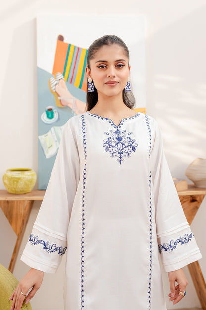 Embroidered 2PC Dress - WB12