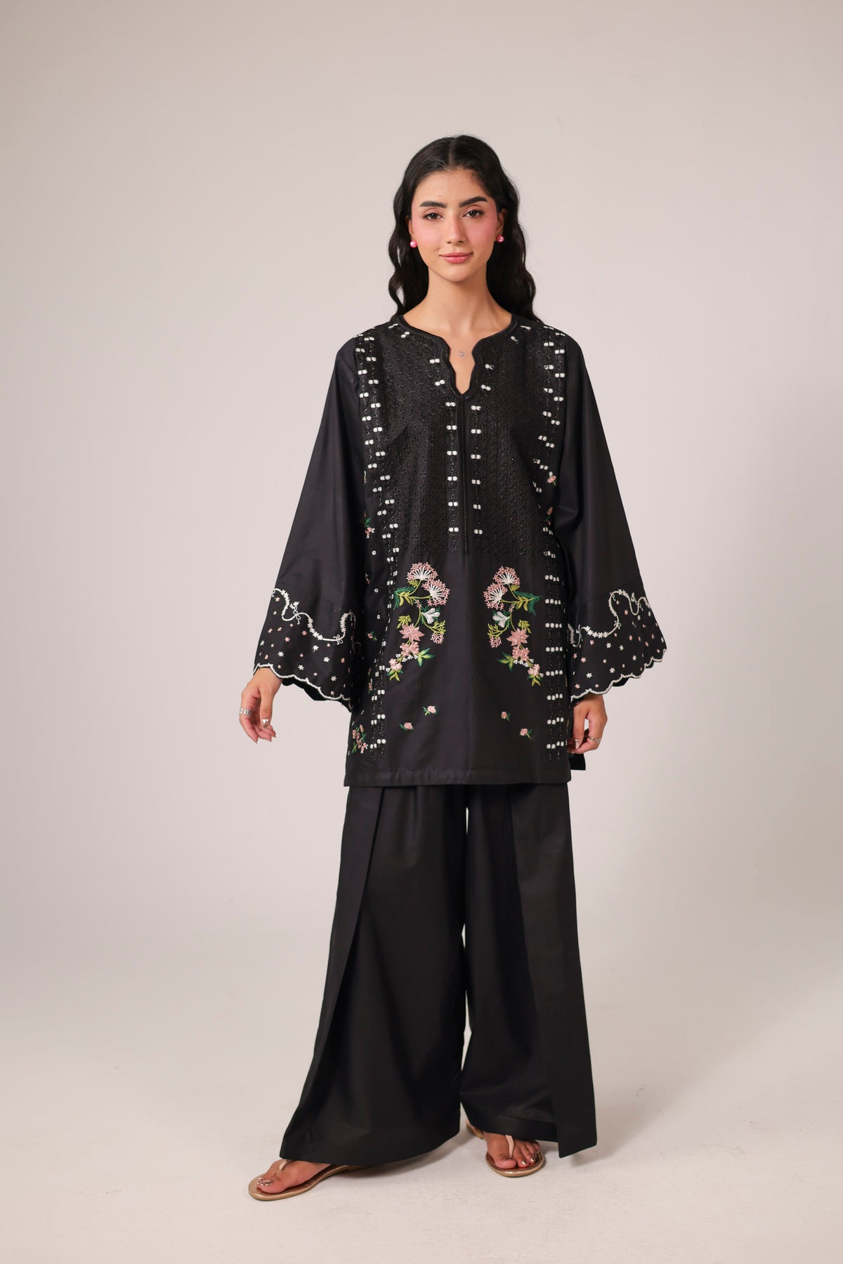 Cambric Embroidered Pret - 1361