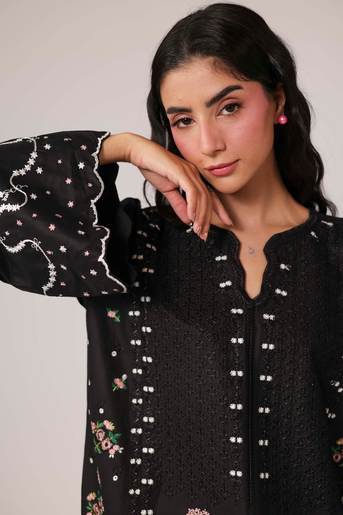 Cambric Embroidered Pret - 1361