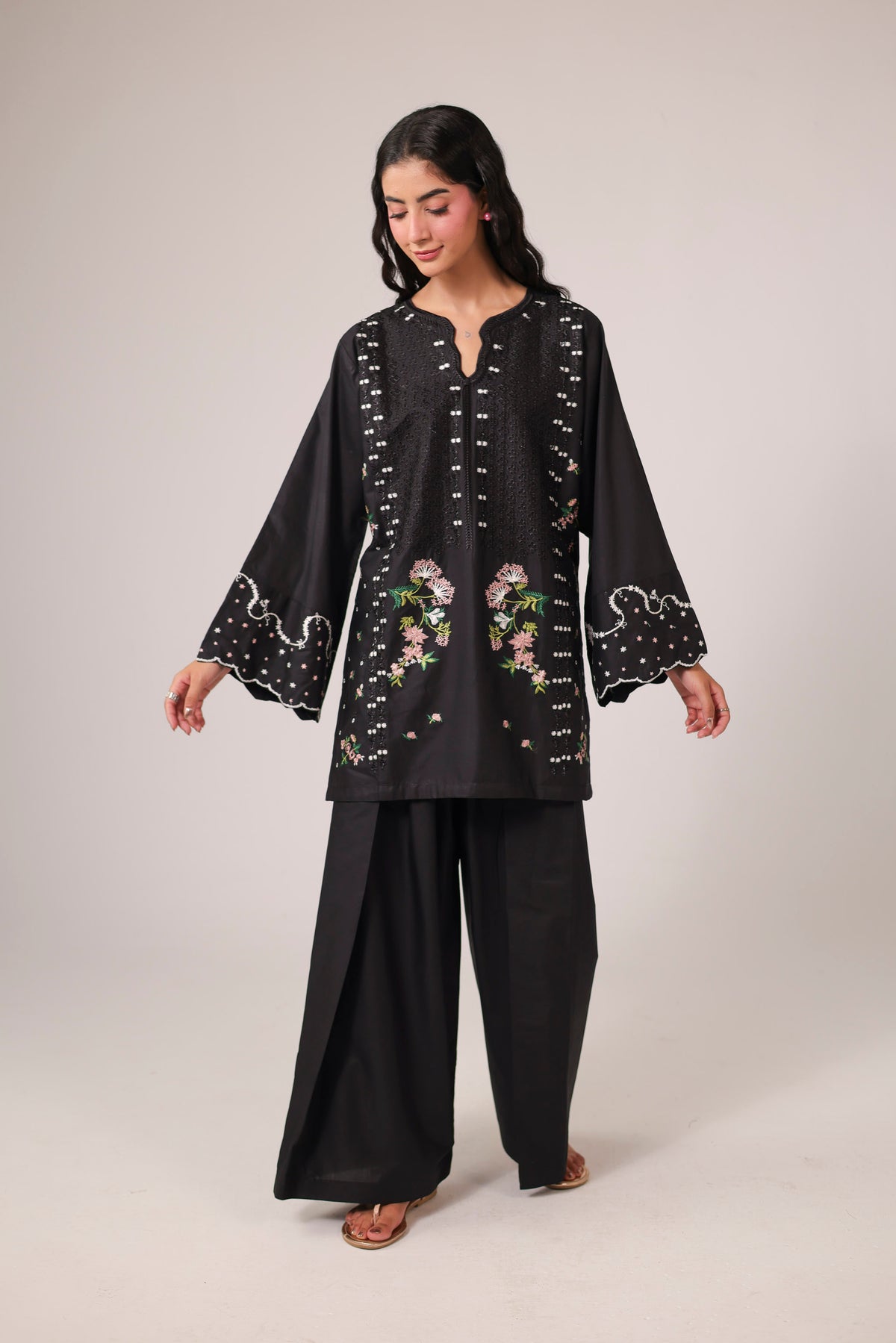 Cambric Embroidered Pret - 1361