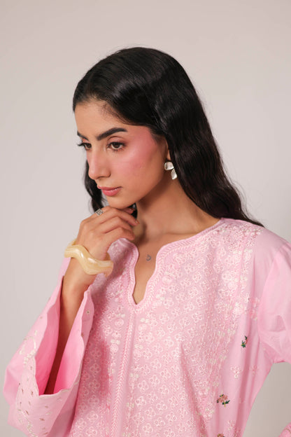 2PC Embroidered Pret- 1363