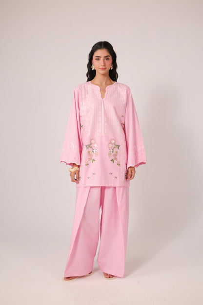 2PC Embroidered Pret- 1363