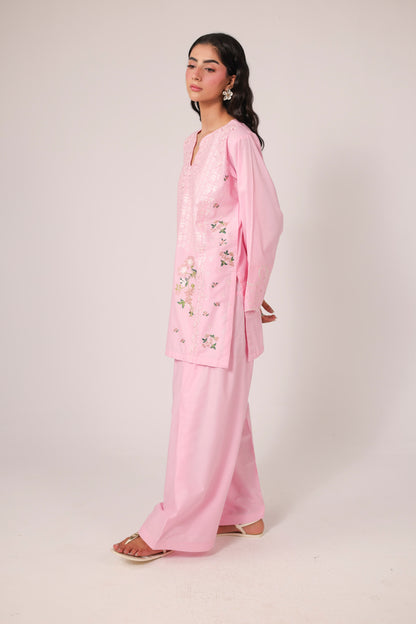 2PC Embroidered Pret- 1363