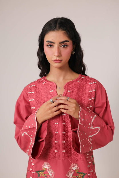 2PC Embroidered Pret  - 1380