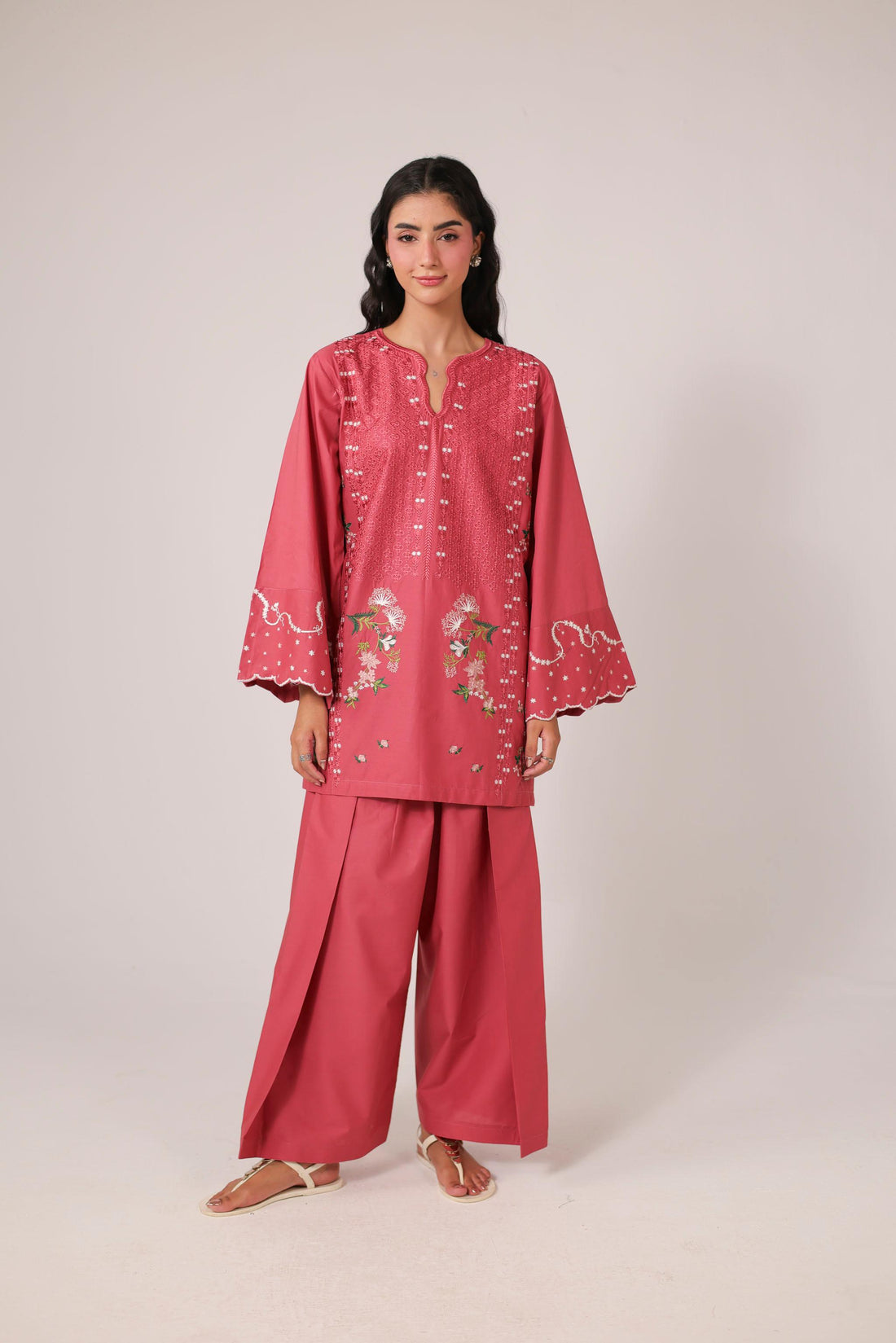 2PC Embroidered Pret  - 1380