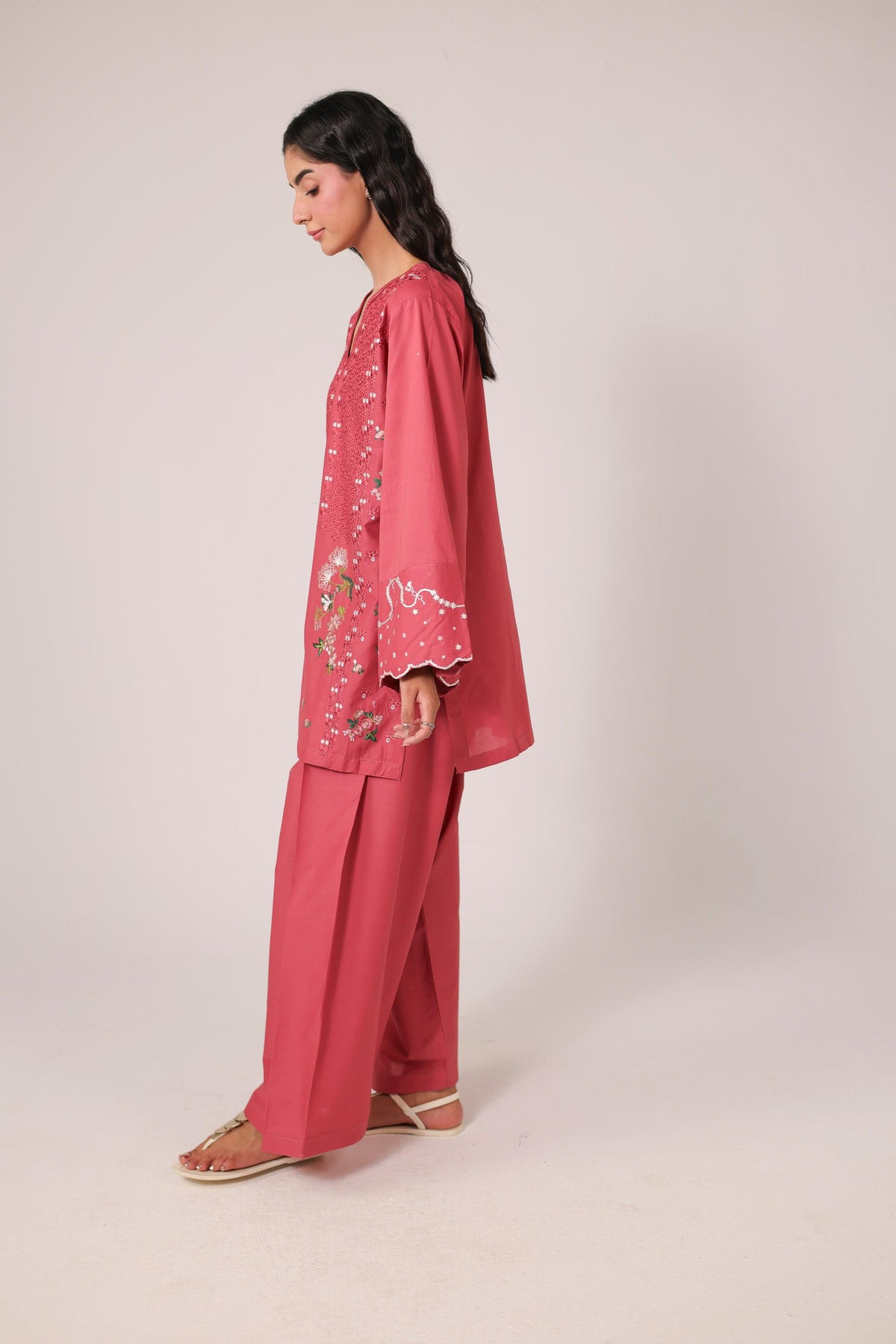 2PC Embroidered Pret  - 1380