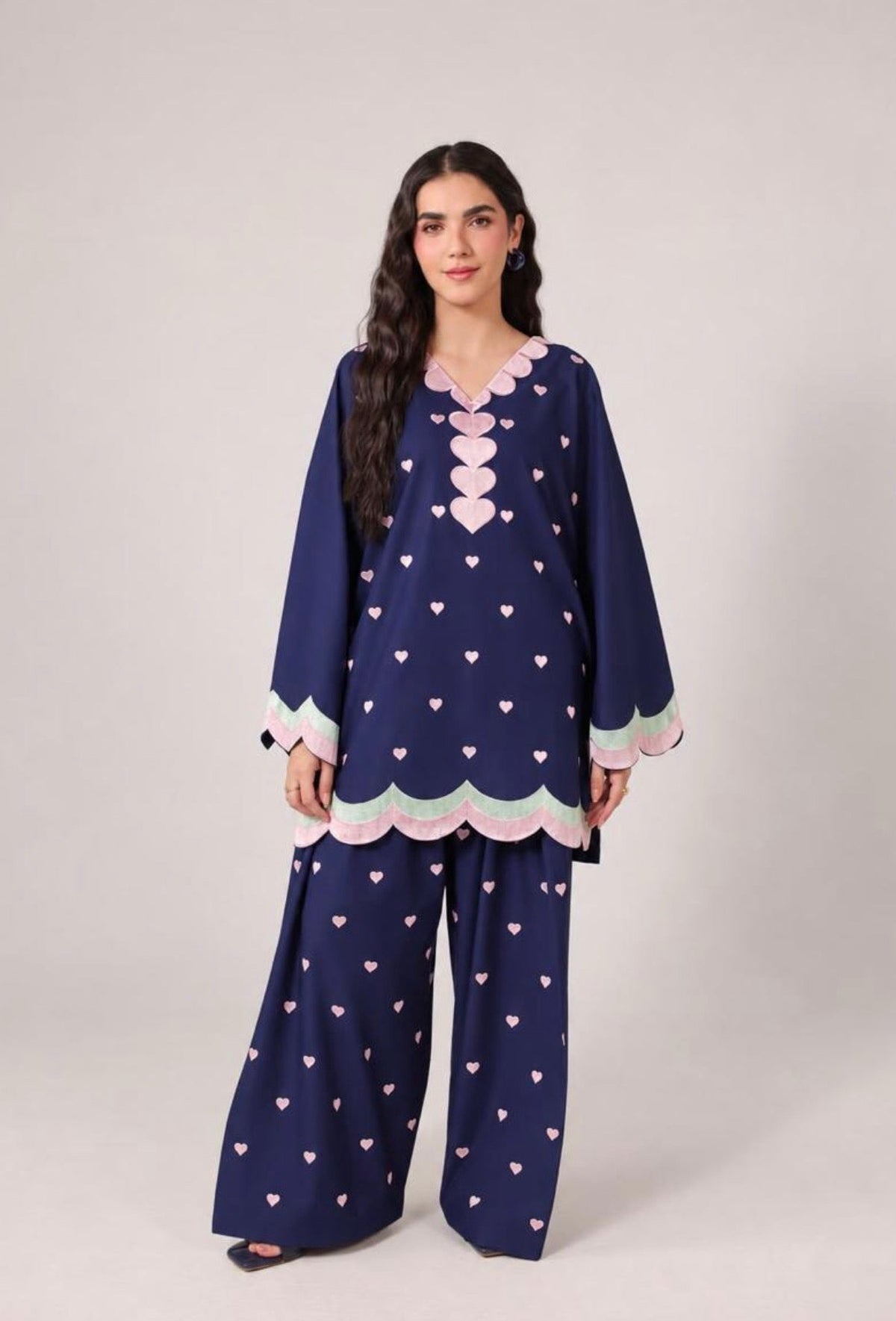 2PC Embroidered Pret - 1369