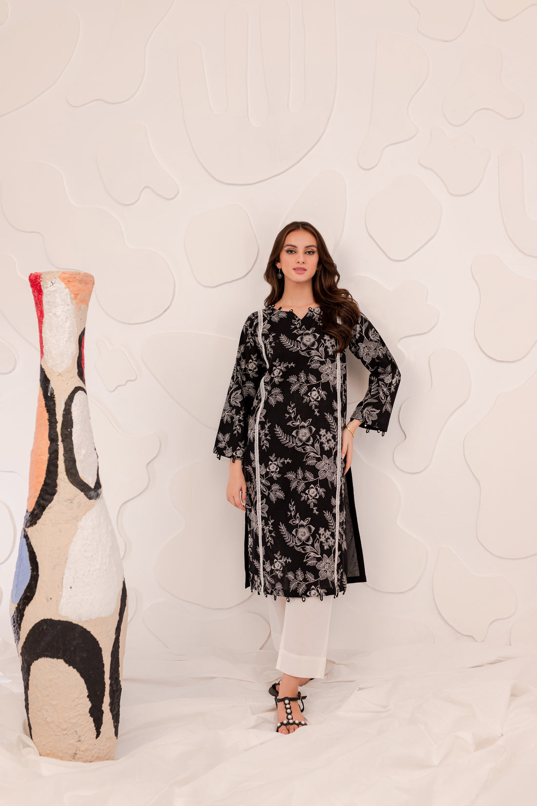 Embroidered Kurta- OB03